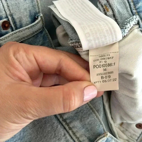 NWT Abercrombie & Fitch 7” Dad Shorts Curve Love High Rise Plus Sz 36/22 - Picture 10 of 10